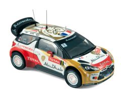 NOREV155359 - Voiture de rallye CITROEN DS3 WRC Winner Monte-Carlo 2013 équipage Loeb / Elena