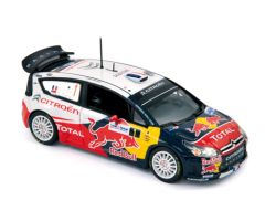 NOREV155436 - Voiture de rallye CITROEN C4 WRC Winner Rallye d'Alsace 2010 équipage Loeb / Elena