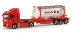HER156158 - Camion porte container et container citerne HOYER - MAN TGS LX 4x2