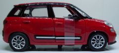 NEW51253R - Voiture de couleur Rouge - FIAT 500L