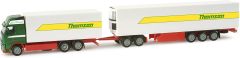 HER156813 - Camion porteur avec remorque frigorifique THOMSEN  - VOLVO FH GL 6x2