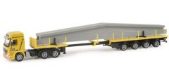 HER156868 - Camion avec plateau extensible et charge EISELE – Mercedes Actros L02 6x4
