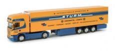 HER157056 - Camion avec remoruqe frigorifique STURM – SCANIA R09 4x2