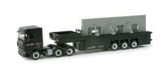 HER157131 - Camion avec remoruqe transport de verre ROT-FINK – DAF XF105 SC 6x4