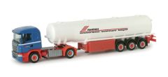 HER157247 - Camion 4x2 SCANIA R RIWATRANS avec remorque citerne