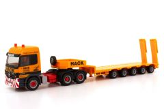 HER157285 - Camion MERCEDES Actros L02 porte engins de l'entreprise HACK AUTOKRANE