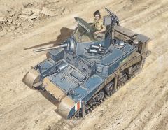 ITA15761 - Maquette à assembler et à peindre -  Stuart Light tank (incl.drivers)