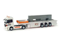 HER157650 - Camion MERCEDES Actros LH08 avec remorque et plaques de béton BFU
