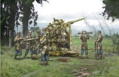 ITA15771 - Maquette à assembler et à peindre - Canon 8.8cm Flak 37 avec équipage