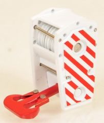 YCC230 - Crochet blanc et rouge 7 poulies 180 tonnes pour grue TEREX-DEMAG AC500 LIEBHERR