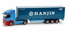 HER158886 - Camion avec remorque container MERCEDES Actros L08 de l'entreprise FRANKENBACH HANJIN
