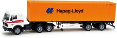HER159258 - Camion avec porte container MERCEDES S SCHMID HAPAG LLOYD