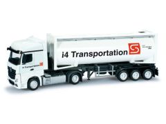 HER159524 - Camion avec porte container MERCEDES Actros Bigspace de l'entreprise I4 TRANSPORTATION