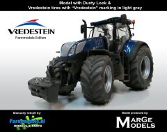 MAR1609/02 - Tracteur NEW HOLLAND T7.315  BP pneus VREDESTEIN Version sale