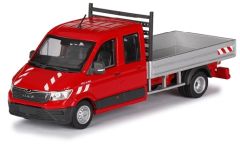 CON1616/01 - Camion utilitaire rouge MAN TGE