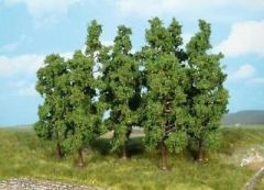 HEK1732 - Décor pour diorama - 5 Arbres fruitiers de 5 à 9cm