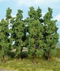 HEK1731 - Décor pour diorama - 4 Arbres fruitiers de 9 à 11cm
