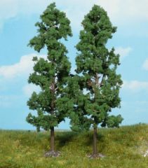 HEK1130 - Décor pour diorama - 2 Hêtres de 18cm