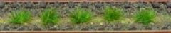 HEK1803 - Décor pour diorama - 100 Touffes d'herbe couleur vert foncé de 5 à 6mm