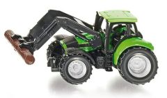 SIK1380 - Tracteur DEUTZ TTV avec chargeur et 3 Rondins de bois