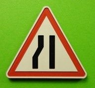 MCD-015 - Panneau en kit chaussée rétrècie par la gauche - poteau non fourni