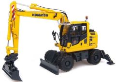 UH8083 - Pelleteuse à pneus KOMATSU PW148 avec 2 outils