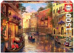 EDU17124 - Puzzle du couché de soleil à Venise – 1500 Pièces