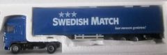 LITMATCH - Camion 4x2 DAF XF 105 avec remorque 3 essieux SWEDISH MATCH