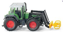 WIK037940 - FENDT 926 Favorit avec Chargeur et Pince Balles  Ech:1/87