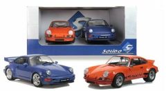 PACK-SOL180004 - Voiture en pack – PORSCHE 911 RSR couleur orange et 964 RS couleur Bleue
