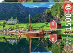 EDU18006 - Puzzle bateau de viking – 1500 Pièces