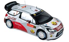 NOREV181558 - Voiture CITROEN DS3 WRC Al-Attiyah/Bernacchini Rallye du Portugal 2012