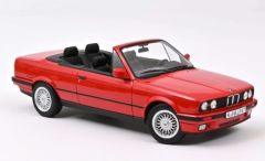 NOREV183210 - Voiture cabriolet de 1991 couleur Rouge - BMW 318i