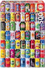 EDU18447 - Puzzle de canettes de soda – 500 Pièces