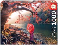 EDU18455 - Puzzle du lever de soleil sur le fleuve Katsure au Japon – 1000 Pièces