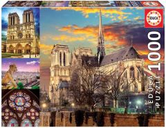 EDU18456 - Puzzle de Notre Dame de Paris – 1000 Pièces
