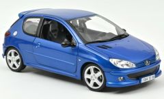 NOREV184724 - Voiture de 2003 couleur bleu – PEUGEOT 206 RC