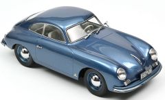 NOREV187450 - Voiture coupé Bleue métallique - PORSCHE 356 de 1954