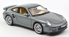 NOREV187623 - Voiture de 2010 couleur grise métallisée – PORSCHE 911 turbo
