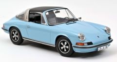 NOREV187642 - Voiture de 1973 couleur bleue clair - PORSCHE 911 S targa