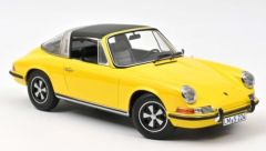 NOREV187643 - Voiture de 1969 couleur jaune - PORSCHE 911E Targa