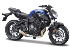 MST18855 - Moto de 2018 bleue et noire – YAMAHA MT-07