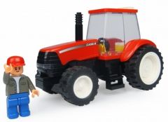 UHK1202 - Tracteur à construire 48 Pièces - CASE Avec un personnage