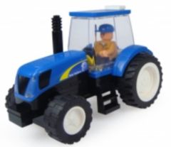 UHK1200 - Tracteur à construire 48 Pièces - NEW HOLLAND Avec un personnage