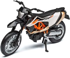 MST19131 - Moto de couleur noire blanche et orange – KTM 690 SMC R