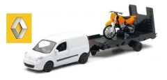 NEW19815A - Utilitaire RENAULT Kangoo avec moto orange