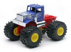 NEW19936A - Monster truck camion bleu avec flammes