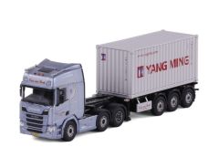 CAV20-1326 - Camion avec porte container et container du tansporteur KEES VAN HERK - SCANIA R Highline 6x2
