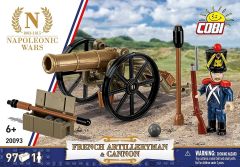 COB20093 - Jeu de construction - 97 pcs - Artilleur Français avec canon
