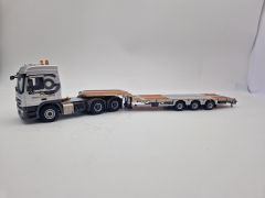 WSI9786 - Camion avec plateau 3 essieux GROHMANN – MERCEDES ACTROS 6x4